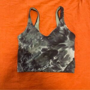 lululemon athletica Blue Tie-Dye Top
